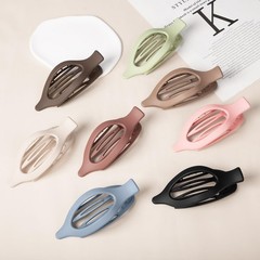 8 Pcs Flat Hair Clips for Women Girls, Claw 8 Count (Pack of 1), Nature