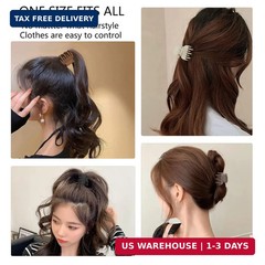 1.6″ Matte Small Double Row Teeth Hair Clips for Women – Strong Hold Jaw Clamps