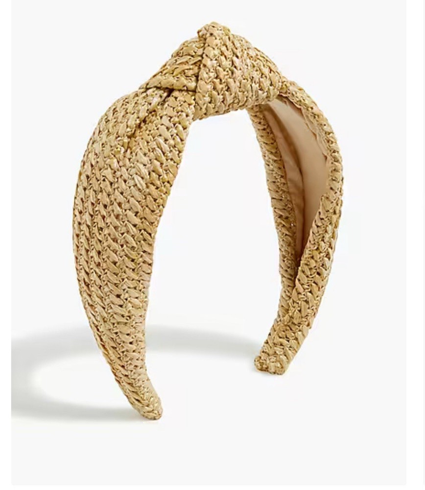 J. Crew Knot headband New In Natural Color MSRP:$45