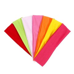 Sports Headbands for Women Stretchy Candy-Colored Sweatbands for Fitness Yoga