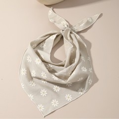Floral Printed Triangular Headscarf for Women For Fitness Workout Wear