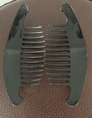 Vintage 1980’s Hair Cincher Clip Banana Comb Ponytail Holder Made In Taiwan