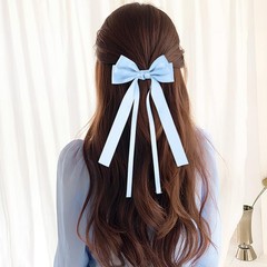 6 Pcs Ribbon Hair Clip Bows Hair Clips Satin Hair Bows Bowknot Barrettes Alligat