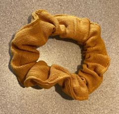 Tan Scrunchie Guatemala Hand Made Yoga Bright NEW Scrunchy Hair Tie Corn Husk