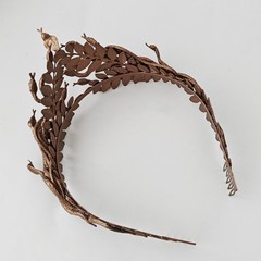 Eioi & Lmnm Greek Medusa Snake Headband for Women, Bronze Headpiece With Laur…