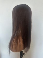 8″x8″Mono&silk top 100% human virgin remy fine hair topper,wavy/straight 10″~28″