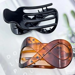 24 pcs French Concord Hair Clip Acrylic Hair Claw Clips Thick Hair Flat Grip.
