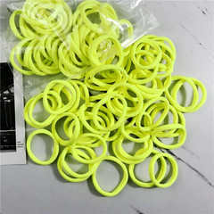 20/50Pcs/Set Hair Bands for Women Girl Basic Hair Rubber Ties Ropes 4Cm Simple E