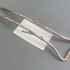 Hair Stick, Artist Made Hand Formed And Textured