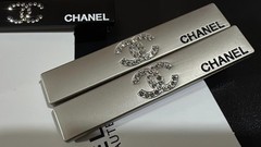 NEW Chan.. Beauty Hair Clip Set (2 Pcs) | New with Box – Black & Silver