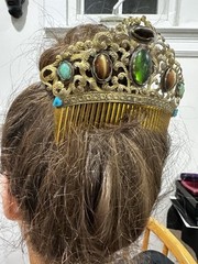 ANTIQUE HAIR COMB UNIQ RARE TIARA ELEGANT HAIR ACCESSORY BAND CLIP HEADDRESS USA