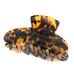 2 Pack Large Tortoise Hair Jaw Clips Celluloid Big Claw Hair Clamps Women