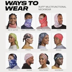 CoolNet UV Half Neck Gaitor, UPF 50 Sun Protection, Breathable, Versatile, Quick