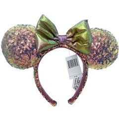 Disney* Parks 50th Anniversary Earidescent Iridescent Pink Minnie Ears Headband