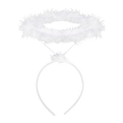 Angel Halo Headband Feather Angel Halo Headband for Halloween Costume Headwea…