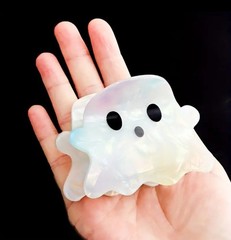 Opalescent Ghost Claw Hair Clip