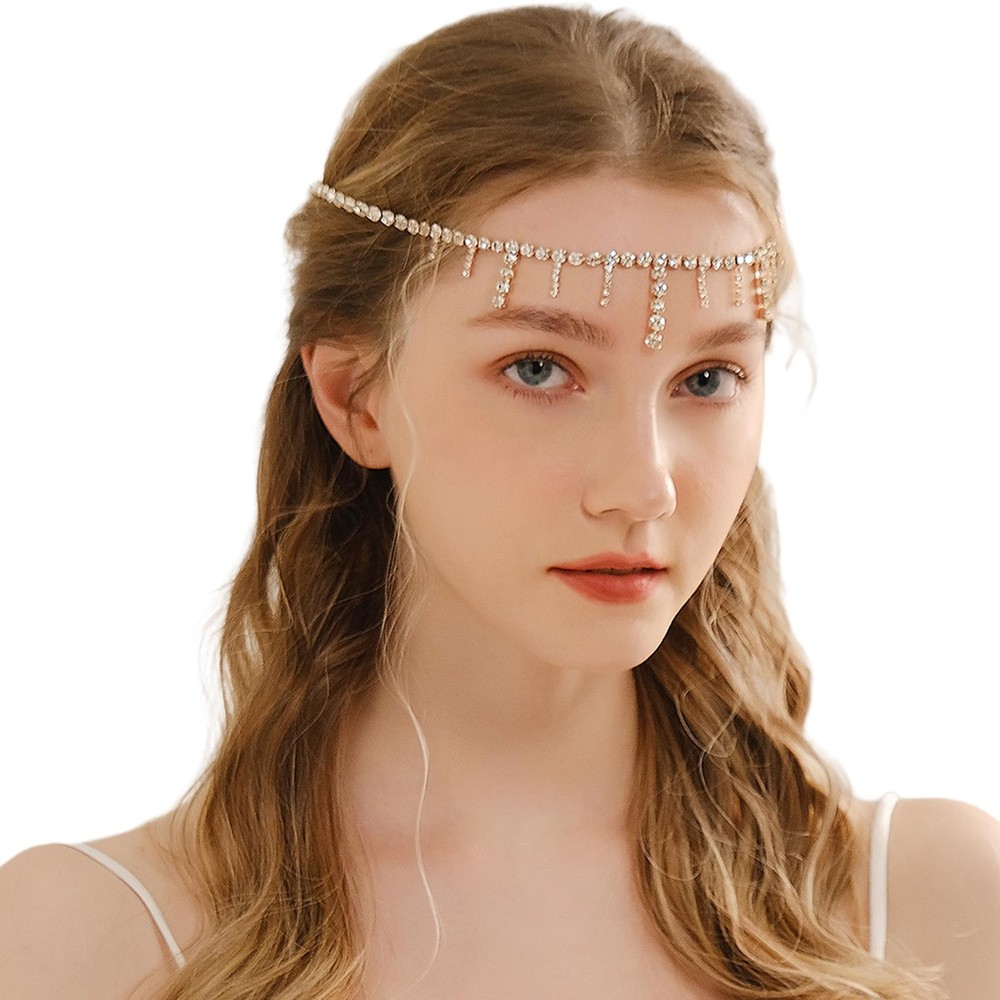 Elegant Crystal Headband Fashionable Rhinestone Hair Accessory for Women