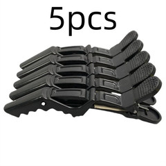 5 PCS Plastic Alligator Hair Clips Non-Slip Hairpins Salon Styling Tool – NEW