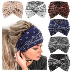 Extra Wide Headbands for Women Large Turban Headband Non Slip Boho Elastic Ha…