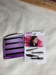 CONAIR 4-Barrettes/4-Salon Clips (8 Total)