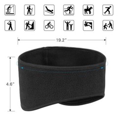 Ear Warmer Headband Cover Winter Fleece Ear Muffs Sports Sweatband for Men Women