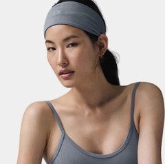 NEW Alo Yoga Performance Conquer Headband Steel Grey Sold Out Color