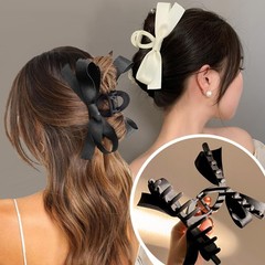 Sizobi Bow Claw Clips, Bow Hair Clips White Hair Bows, Hair Accessories for W…