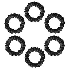 Luxury Satin Skinny Scrunchies Small Satin Hair Ties for Thin Hair Hair Tie S…