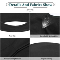 Breathable Sports Headbands for Fitness Workout Moisture Wicking Yoga Sweatband