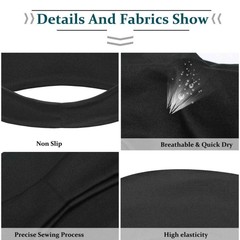 Breathable Sports Headbands for Fitness Workout Moisture Wicking Yoga Sweatband