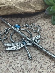 Dragonfly Festival Gem Hair pin Clip Women’s Hair Accessories Renaissance fair