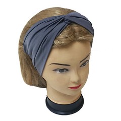 Yoga Headband Stretchable Turban Hairband headwrap for Women Girls Solid Color