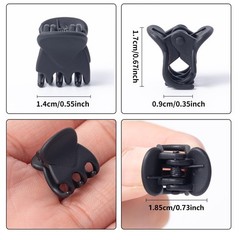Cobahom 150PCS Extra Small Claw Clips for Thin Thick Hair, Matte Mini No-Slip…