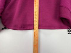 adidas Cold.Rdy Sweatshirt Power Berry Size L Women’s NWT Toggle Hem FS2384