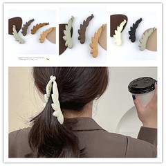 6Pcs Leaves Banana Hair Clips for Women Thin Hair
