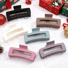 6 PCS 5 Inch Extra Large Claw Clips, Big Hair Clips for Thick Olive Green