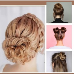TUUXI 10pcs Spiral Hair Pins 2 Inch Bun Twister 1 Count (Pack of 10), Gold