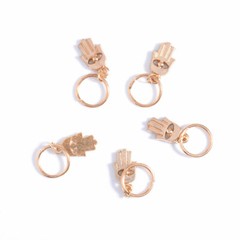 10x Women Girl Beads Dreadlocks Beads Hair Braid Rings Cuff Clips Accessories