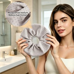 10A Antibacterial Hair Drying Scrunchie – Extra Large Absorbent Towel Scrunchie