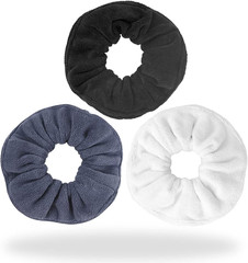 Hair Drying Towel Scrunchies – Terry Cloth Scrunchie Large Microfiber Hair Ties