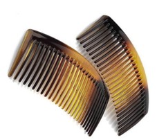 Plain Acrylic Side Hair Comb-Curved Long Large Hair Side Combs For French Twist