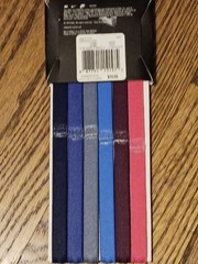 Nike Skinny Headbands 6 Pack Tennis Swoosh Hair Bands Elastic New Blue Black