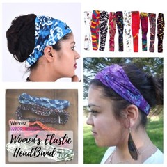 Women’s Elastic Headband Twist Knot Head Wrap Printed 20pc Mix Wholesale Lot