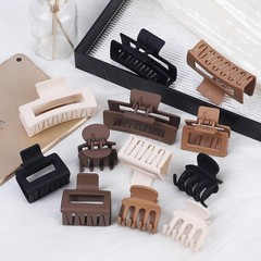 SMKSL 12 Pcs Hair Clips for Women 3 Styles Small 1 Count (Pack of 12), Brown