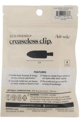 KITSCH Eco Friendly Creaseless Hair Clips No Bend Makeup Styling 4 Pc