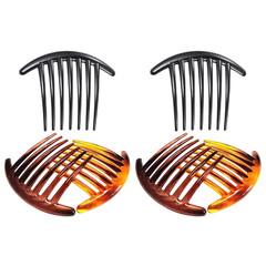 7 Tooth French Twist Comb, 3PCS Plastic Hair Clip, Hair Side Combs, Hair Accesso