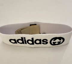 GUCCI X Adidas Sporty White / Black Printed Headband Size Medium