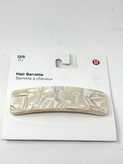 Lululemon Hair Barrette Clip Light ivory White