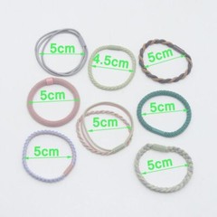 Spandex Hair Scrunchies – Solid Elastic Headwear Four Seasons Women Accessories
