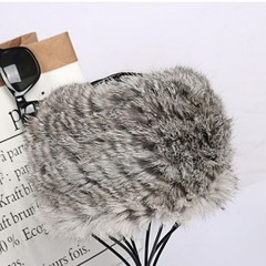 Women Thick Warm Hairband Winter Fluffy Hair Band Wide Edge Plush Headband Soft